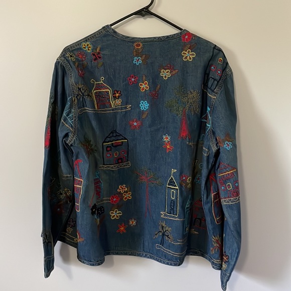 CHICO'S OPEN FRONT COLORFUL - Picture 2 of 5